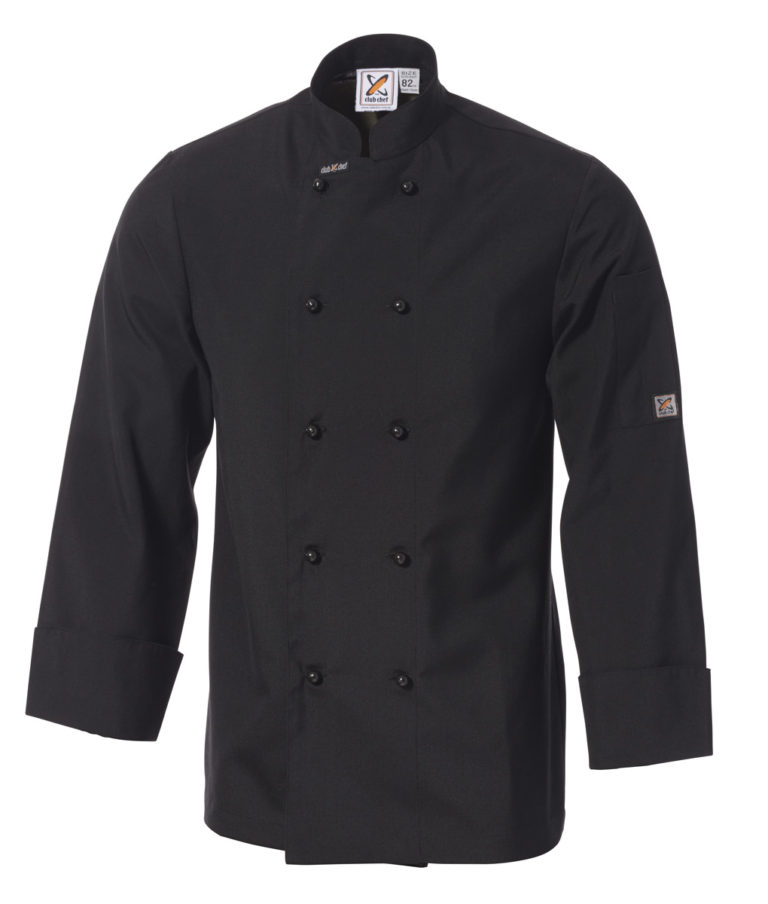 Club Chef Traditional Chef Jacket Long Sleeves Seears Workwear
