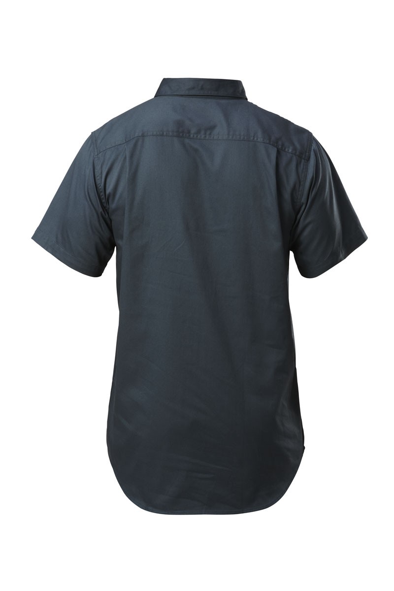 Hard Yakka Cotton Drill Closed Front Work Shirt Short Sleeve – Seears ...