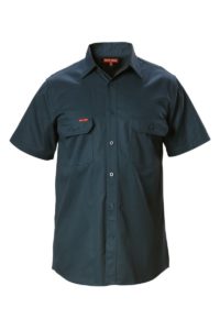 Hard Yakka Cotton Drill Shirt Short Sleeve - Green