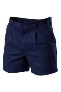 Hard Yakka Cotton Drill Utility Shorts with Belt Loops - Navy