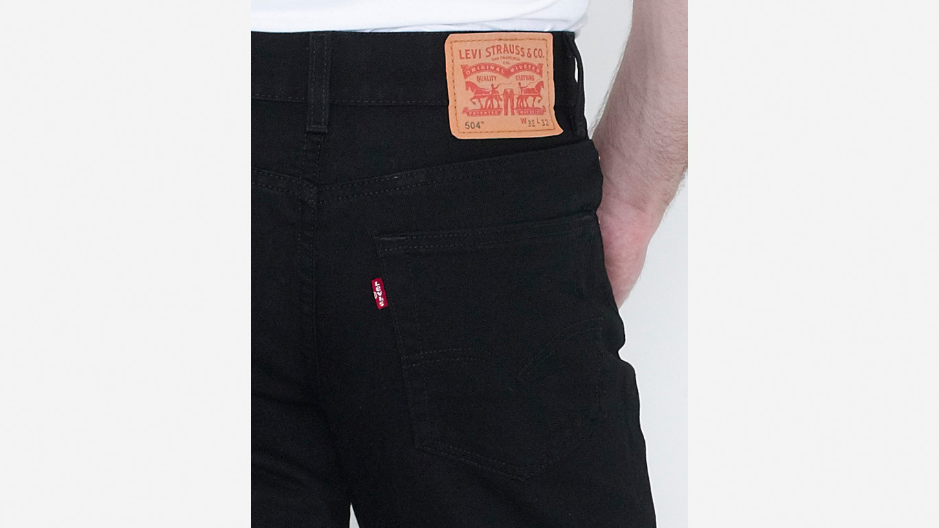 Levis 516 Regular Straight Black Rinse Seears Workwear